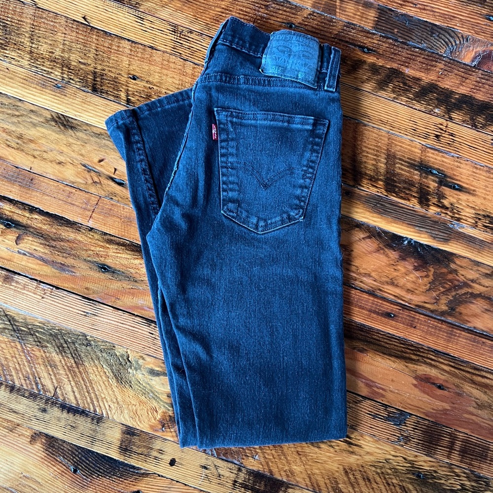 Levi's Men's Straight Jeans in Dark Blue
